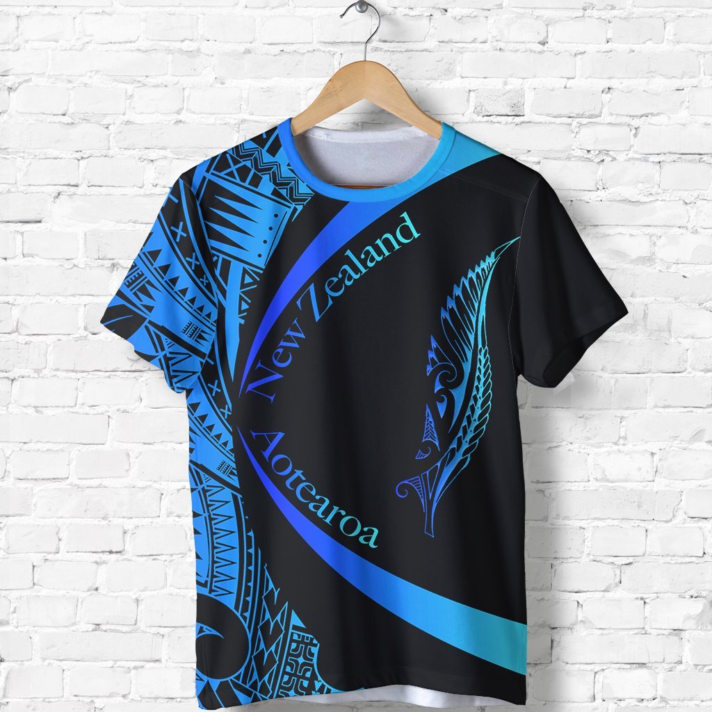 New Zealand Maori Shirt, Silver Fern Tattoo T shirt - Vibe Hoodie Shop