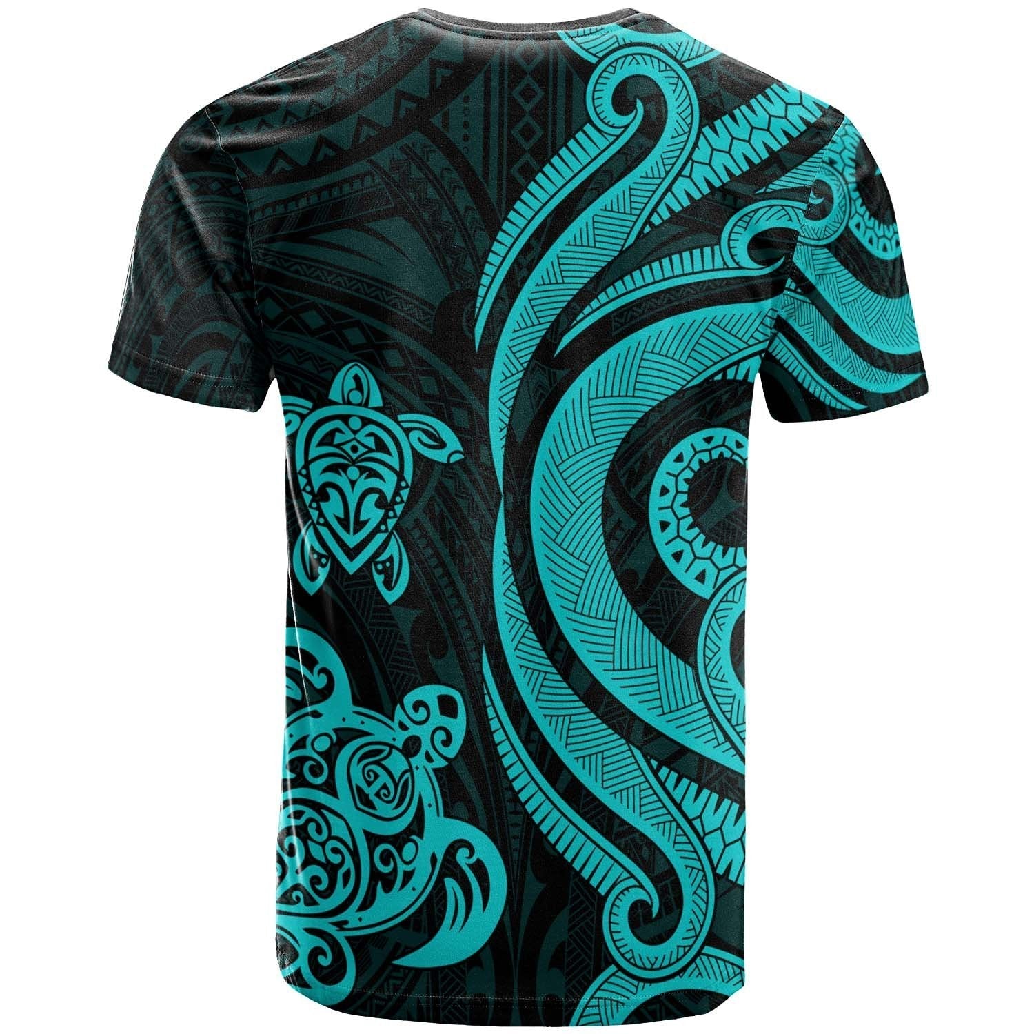 New Caledonia T shirt - Turquoise Tentacle Turtle - Vibe Hoodie Shop
