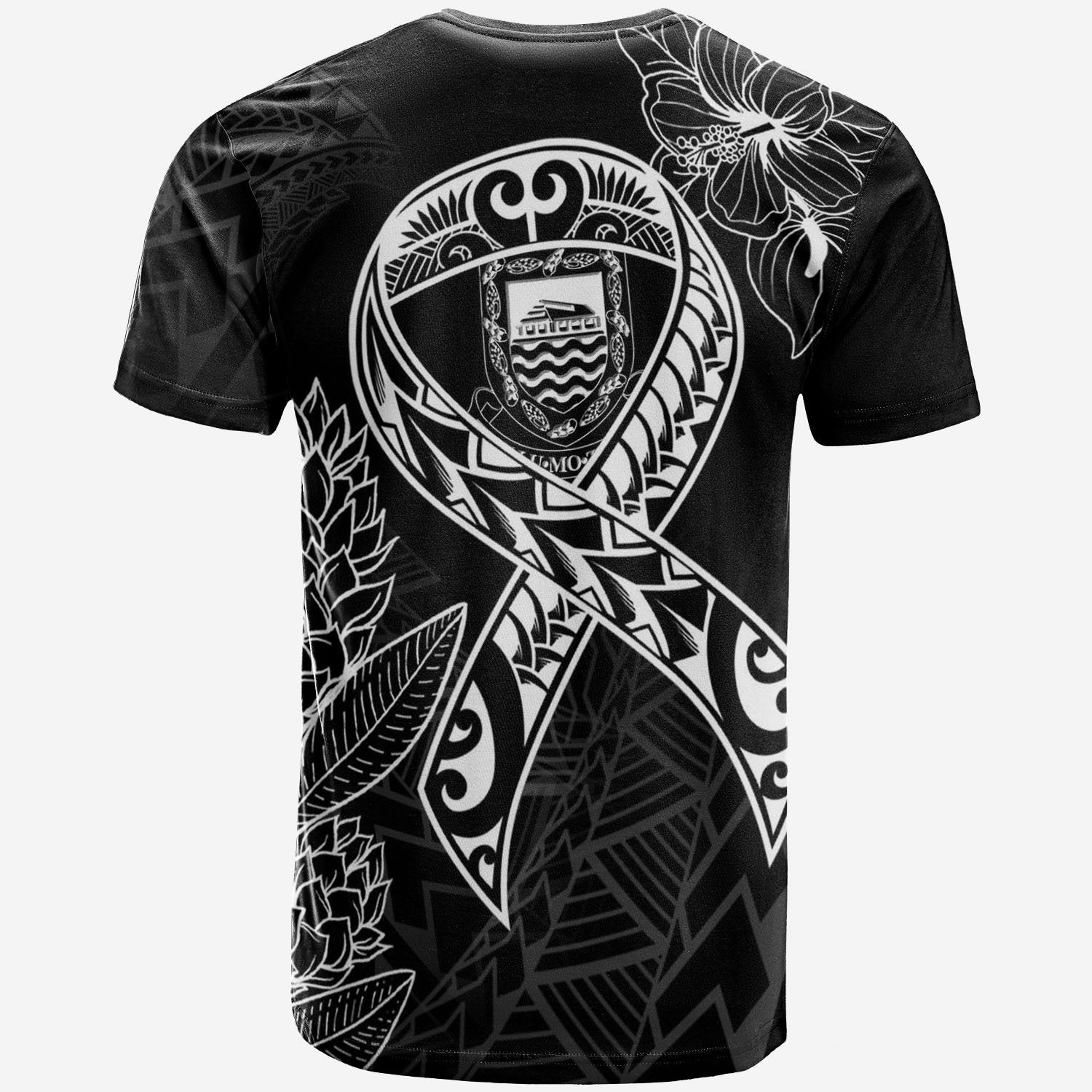 Tuvalu T shirt - Ribbon Polynesian Style - Vibe Hoodie Shop