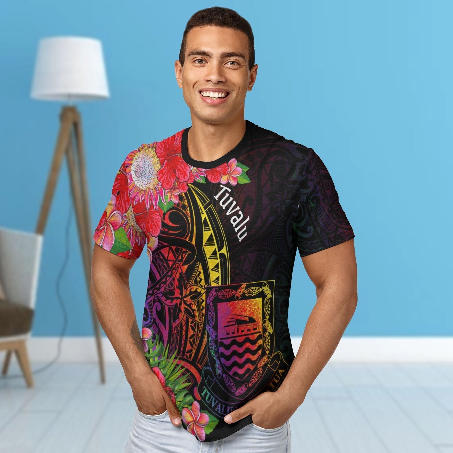 Tuvalu T shirt - Tropical Hippie Style - Vibe Hoodie Shop