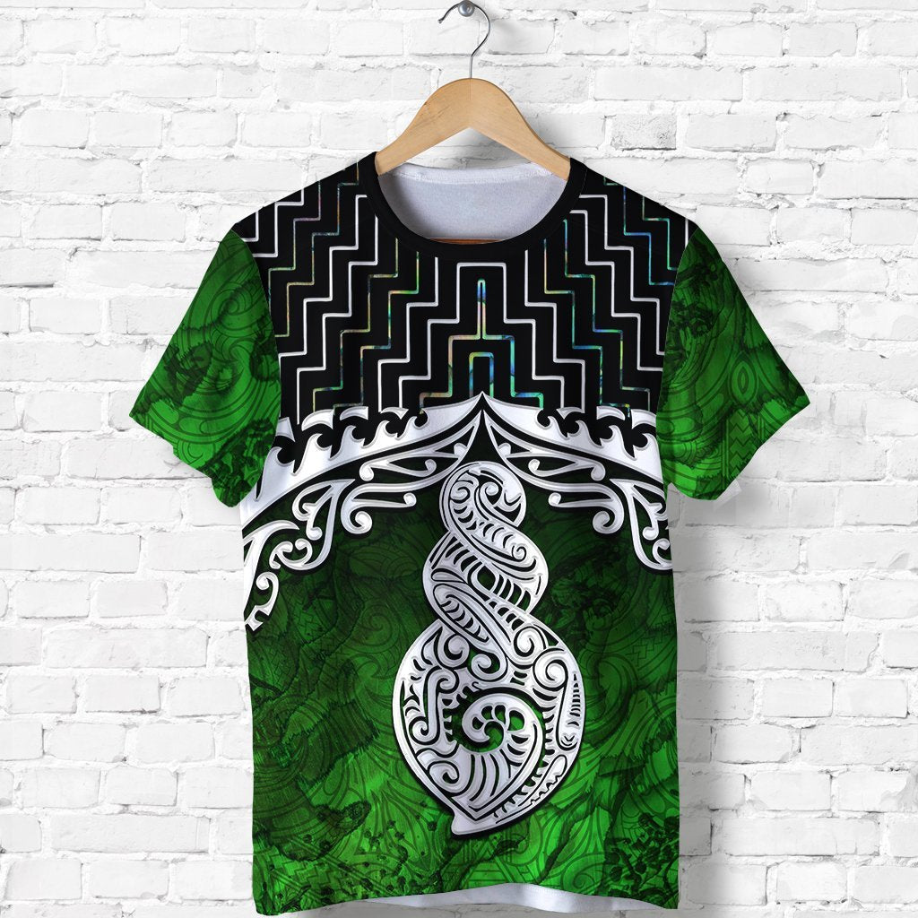 New Zealand Maori Shirt, Poutama Maori Twist T shirt - Vibe Hoodie Shop