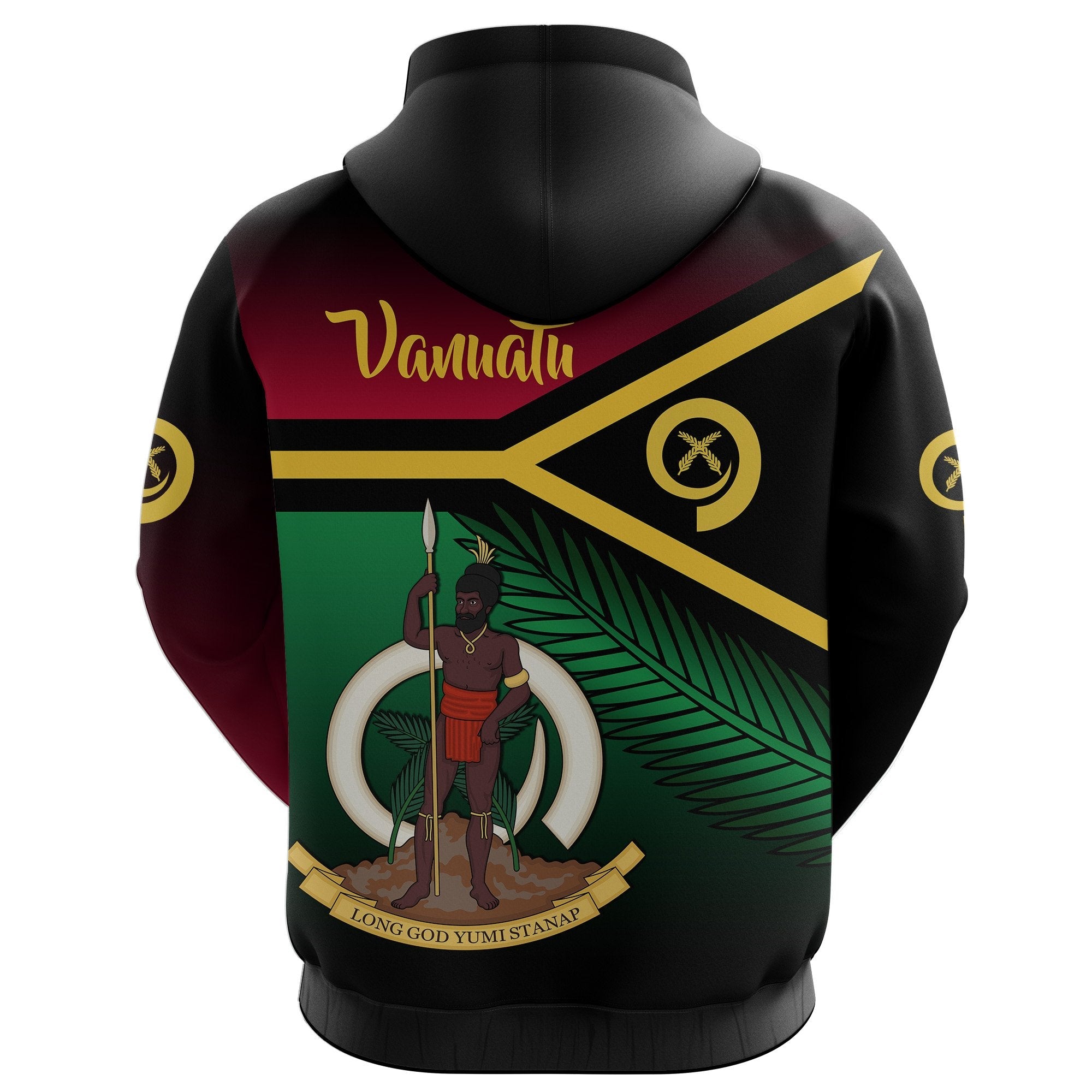 (Custom Personalised) Vanuatu Rugby Zip Hoodie Proud Vibes - Vibe Hoodie Shop