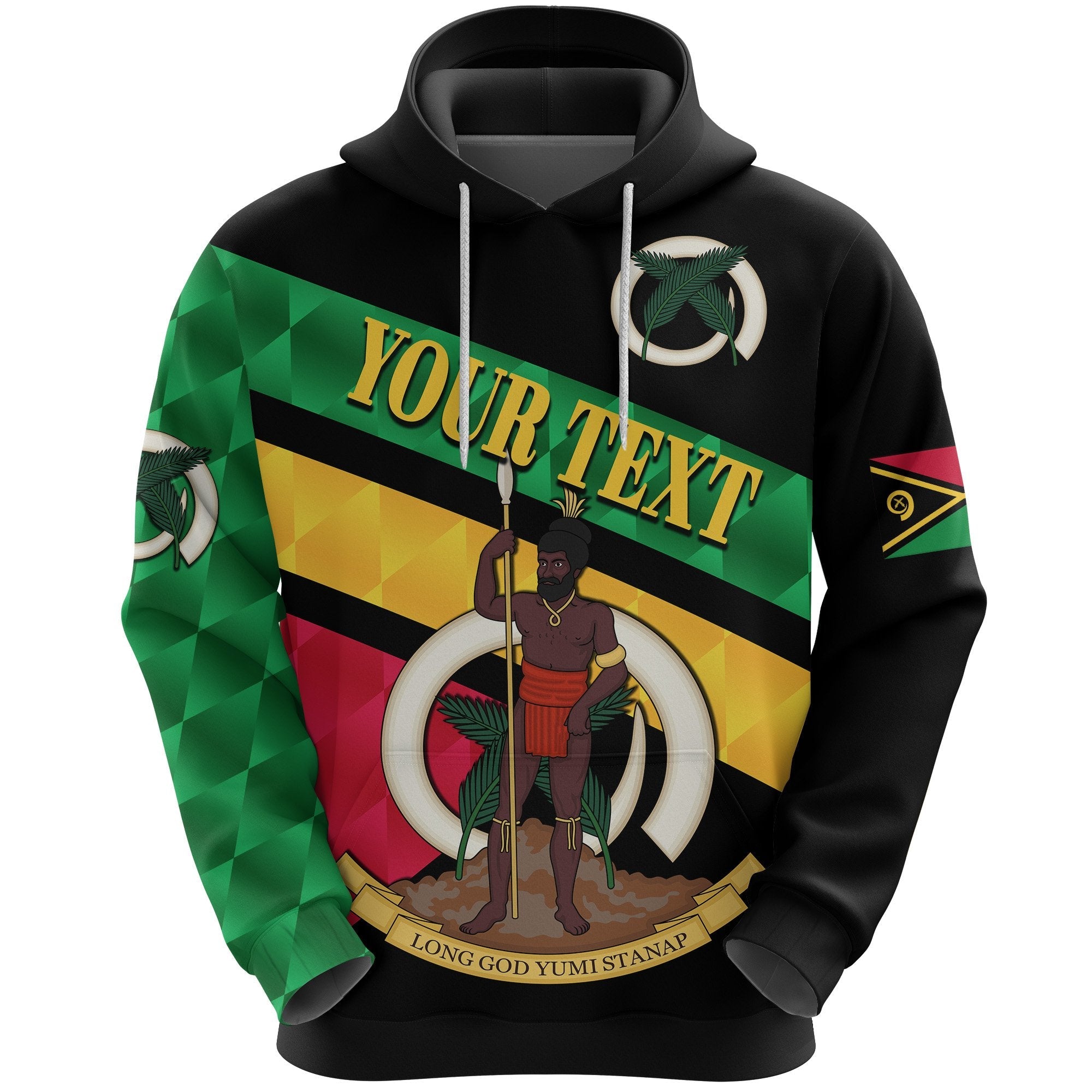 (Custom Personalised) Vanuatu Rugby Hoodie Sporty Style - Vibe Hoodie Shop