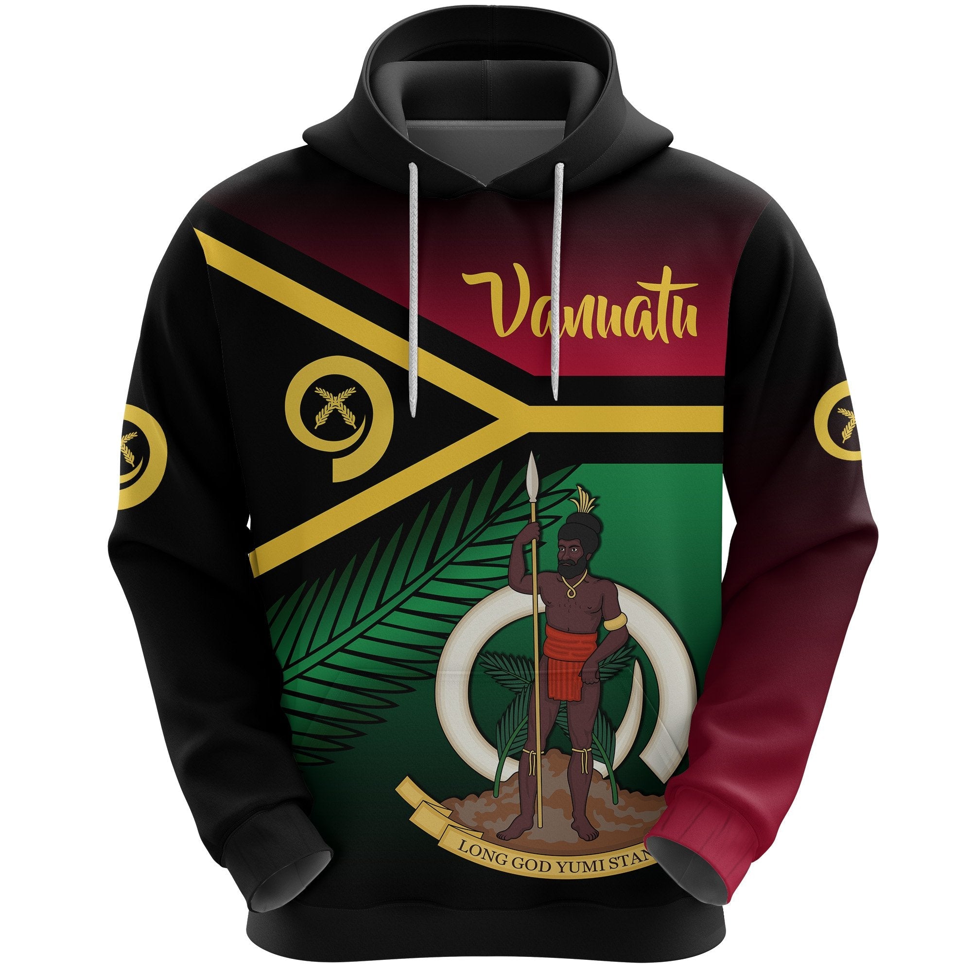 Vanuatu Rugby Hoodie Proud Vibes - Vibe Hoodie Shop