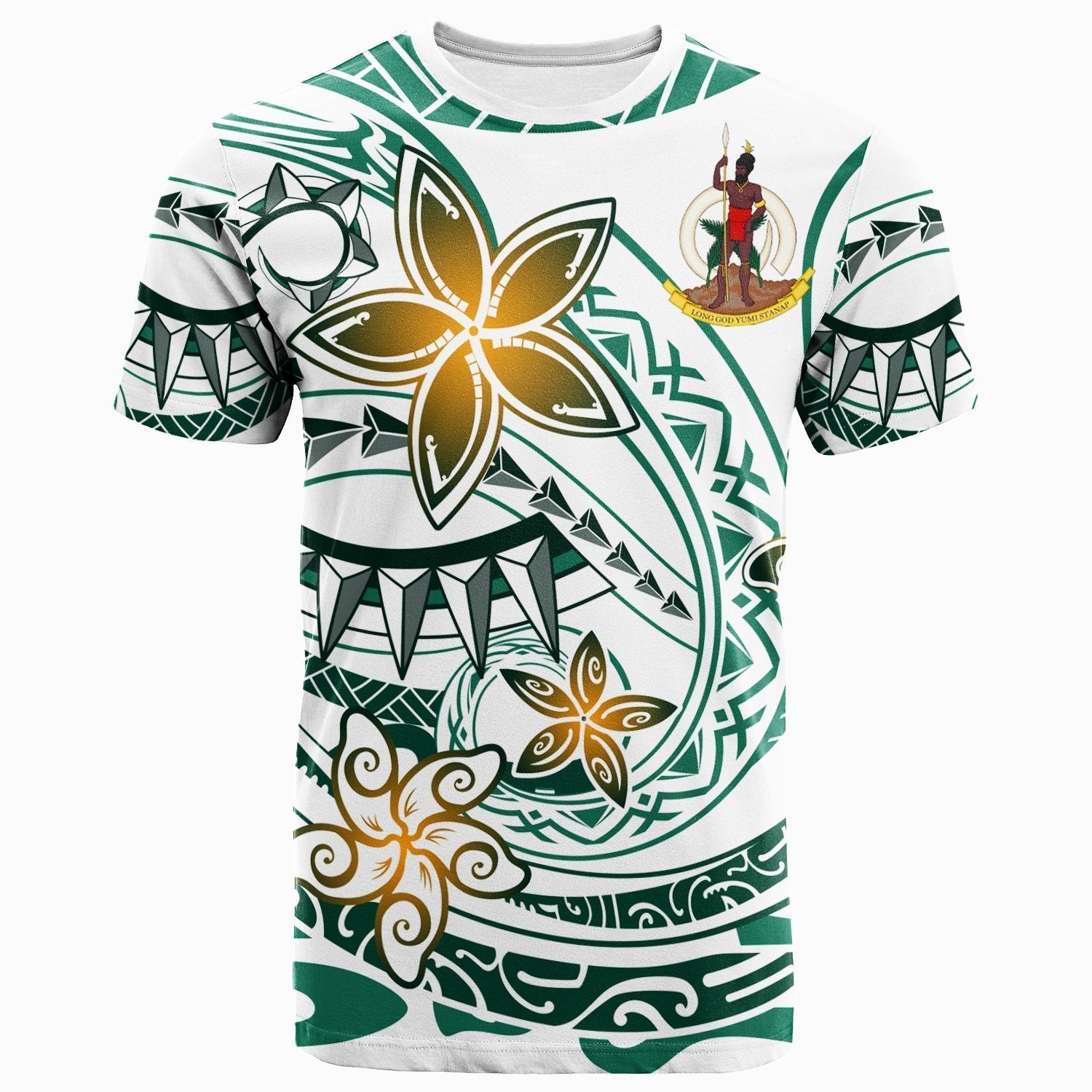 Vanuatu T shirt - Spring Style White Color - Vibe Hoodie Shop