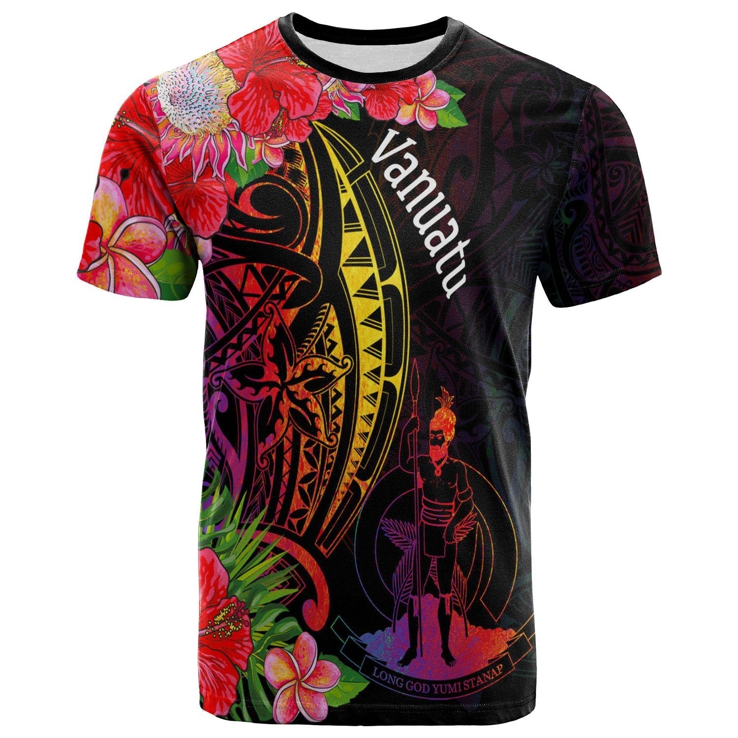 Vanuatu T shirt - Tropical Hippie Style - Vibe Hoodie Shop
