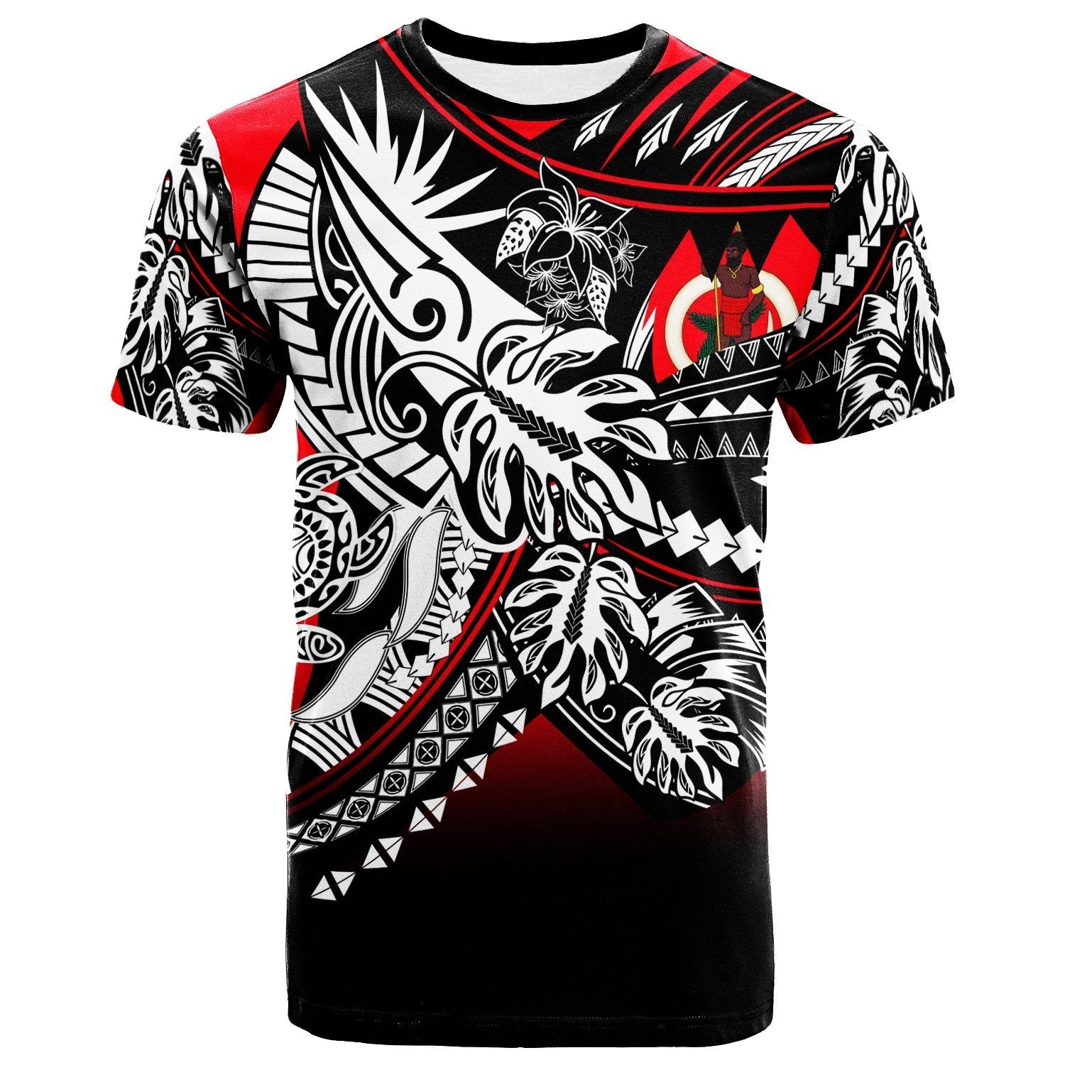 Vanuatu T shirt - Tribal Jungle Pattern - Vibe Hoodie Shop