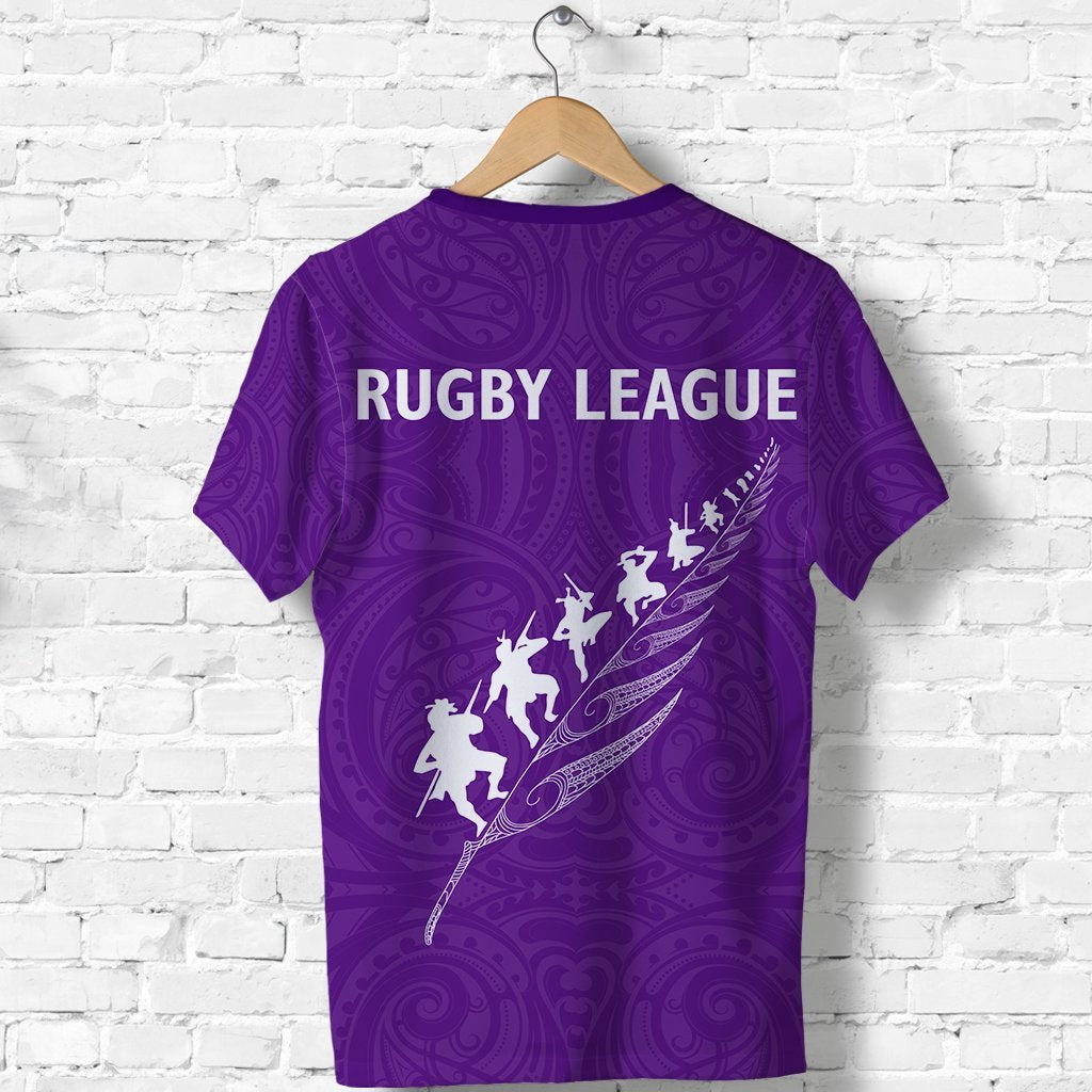 New Zealand Rugby Shirt, Rugby Haka Fern T shirt - Vibe Hoodie Shop