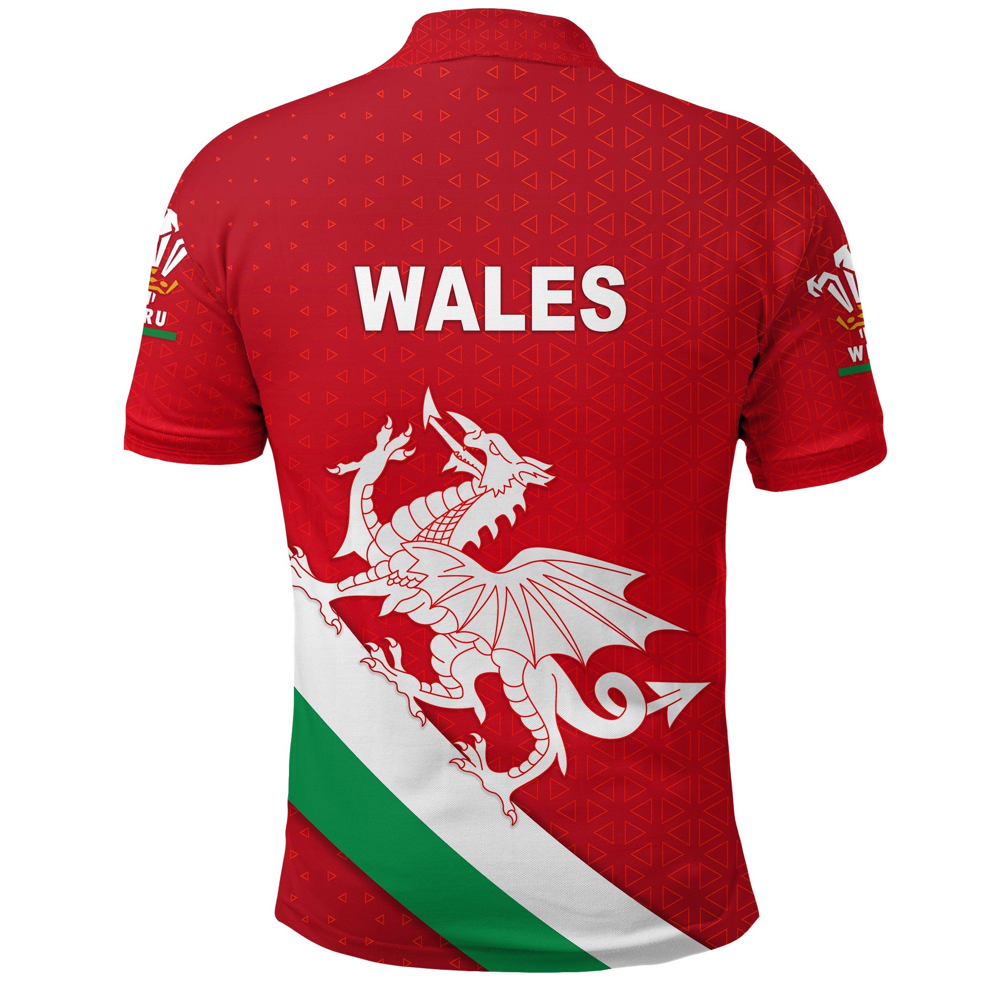 Wales Rugby Polo Shirt Welsh Cymru Vibes - Vibe Hoodie Shop