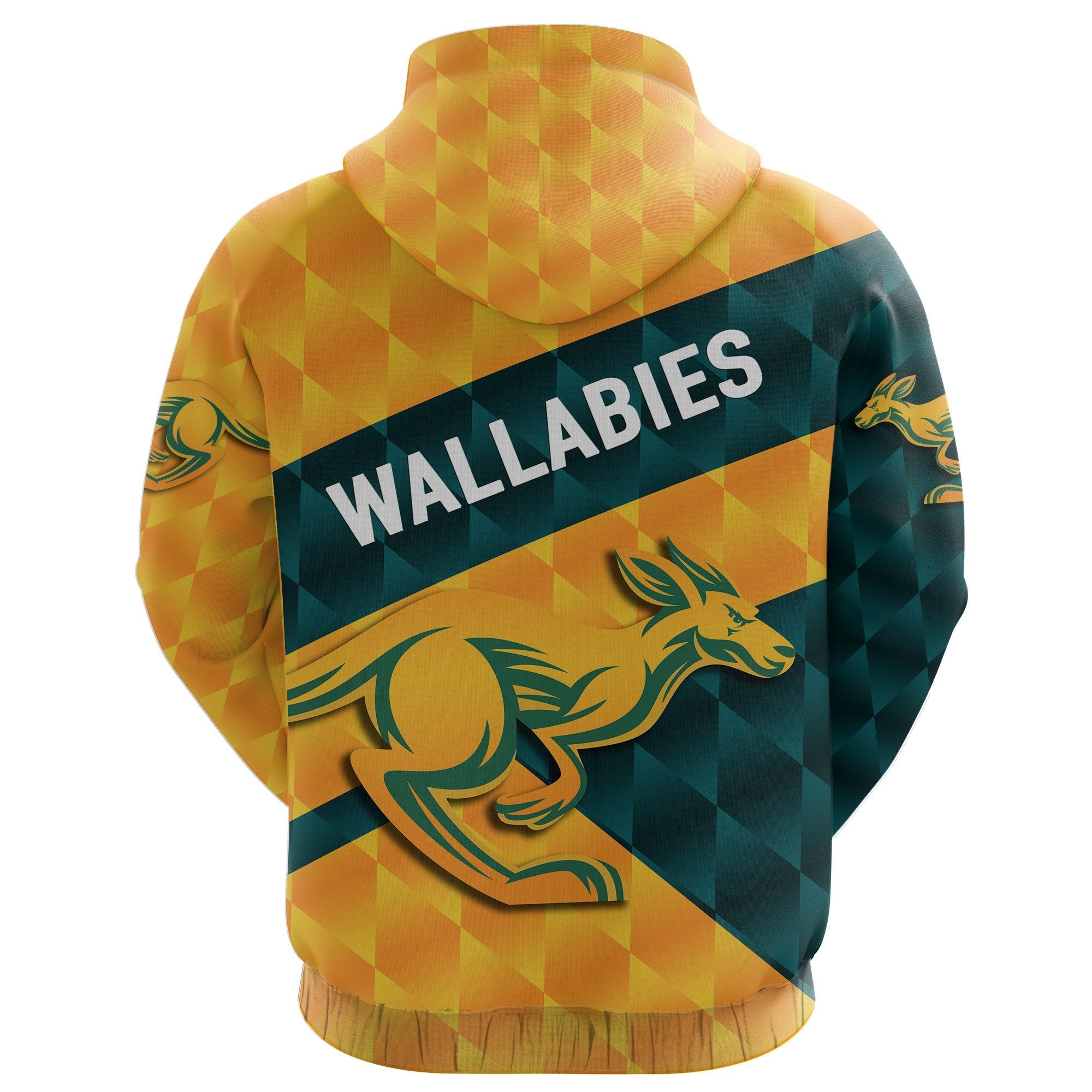 Wallabies Zip Hoodie Sporty Style - Vibe Hoodie Shop