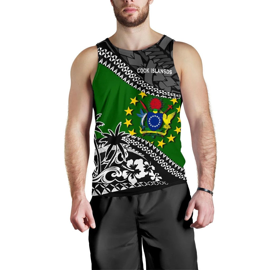 Cook Islands Men Tank Top Fall In The Wave - Vibe Hoodie Shop