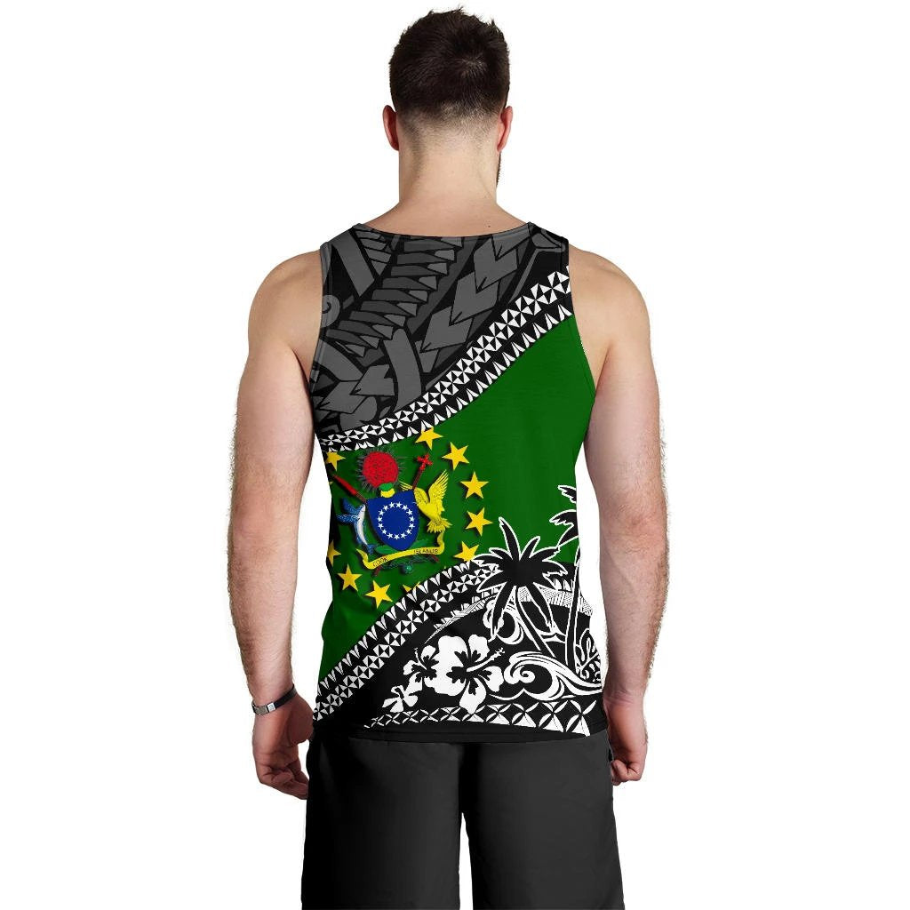 Cook Islands Men Tank Top Fall In The Wave - Vibe Hoodie Shop