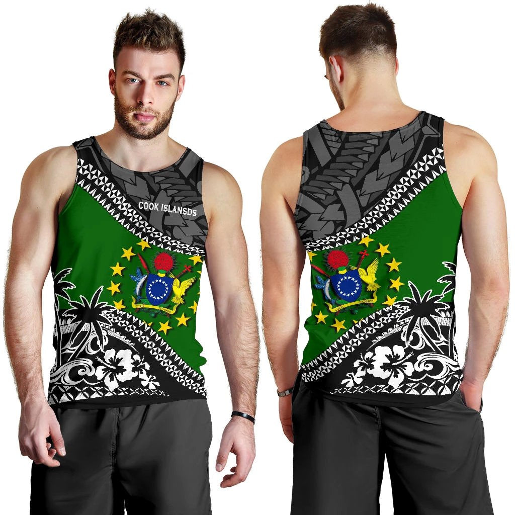 Cook Islands Men Tank Top Fall In The Wave - Vibe Hoodie Shop