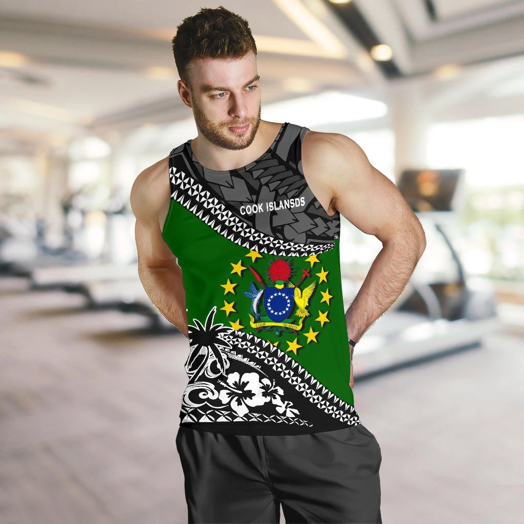 Cook Islands Men Tank Top Fall In The Wave - Vibe Hoodie Shop