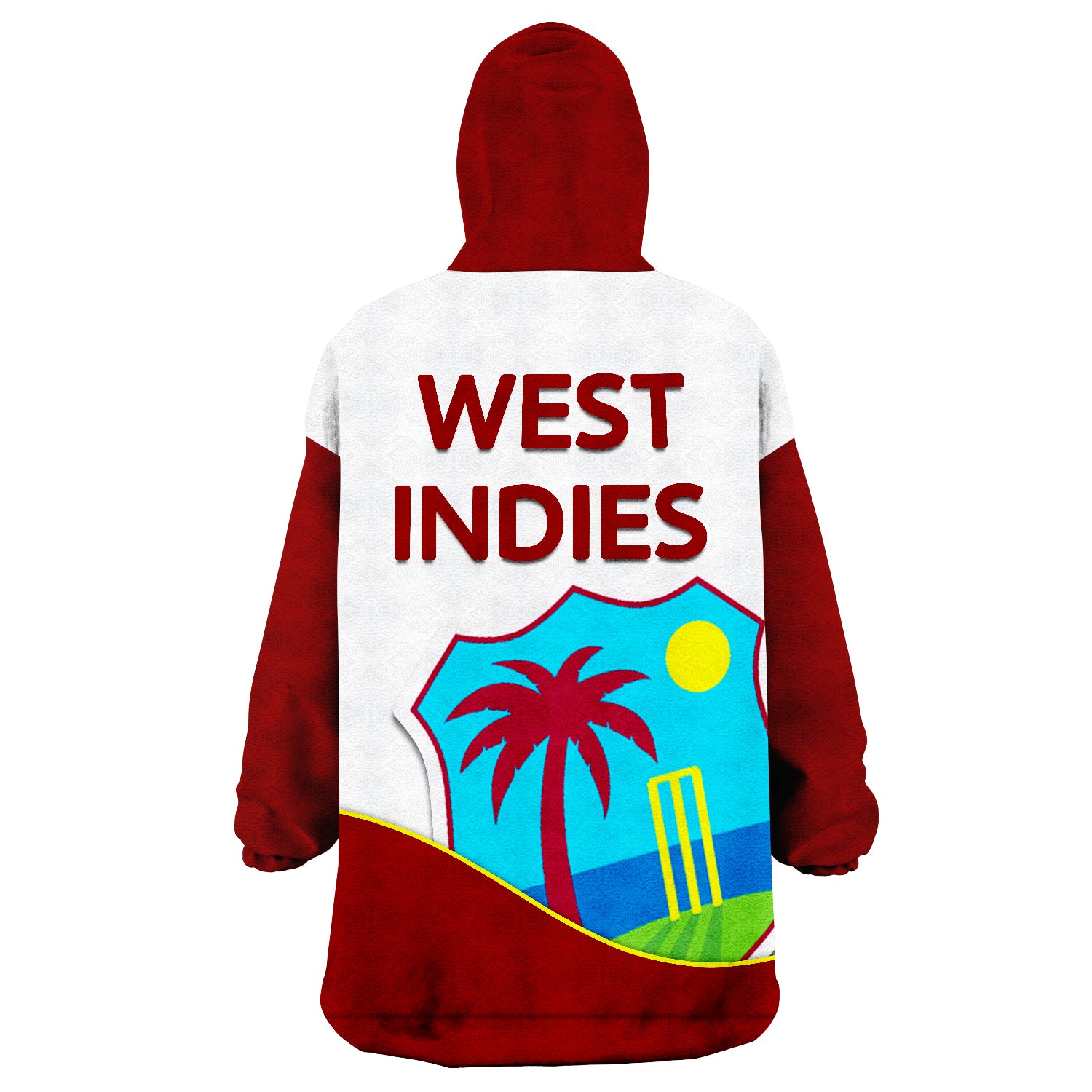 West Indies Windie Cricket Wearable Blanket Hoodie - Vibe Hoodie Shop