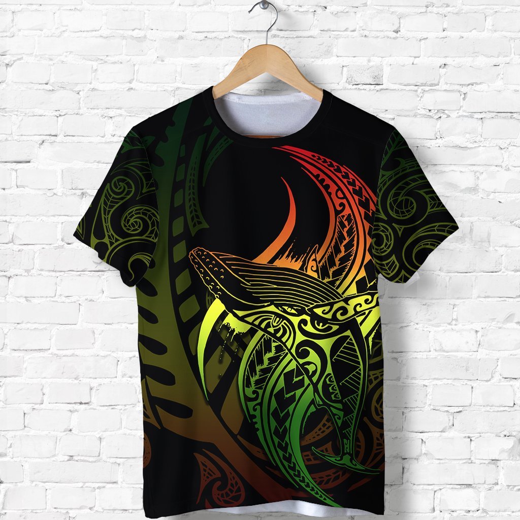 New Zealand Shirt, Maori Humpback Whales Polynesian Tattoo T shirt - Vibe Hoodie Shop