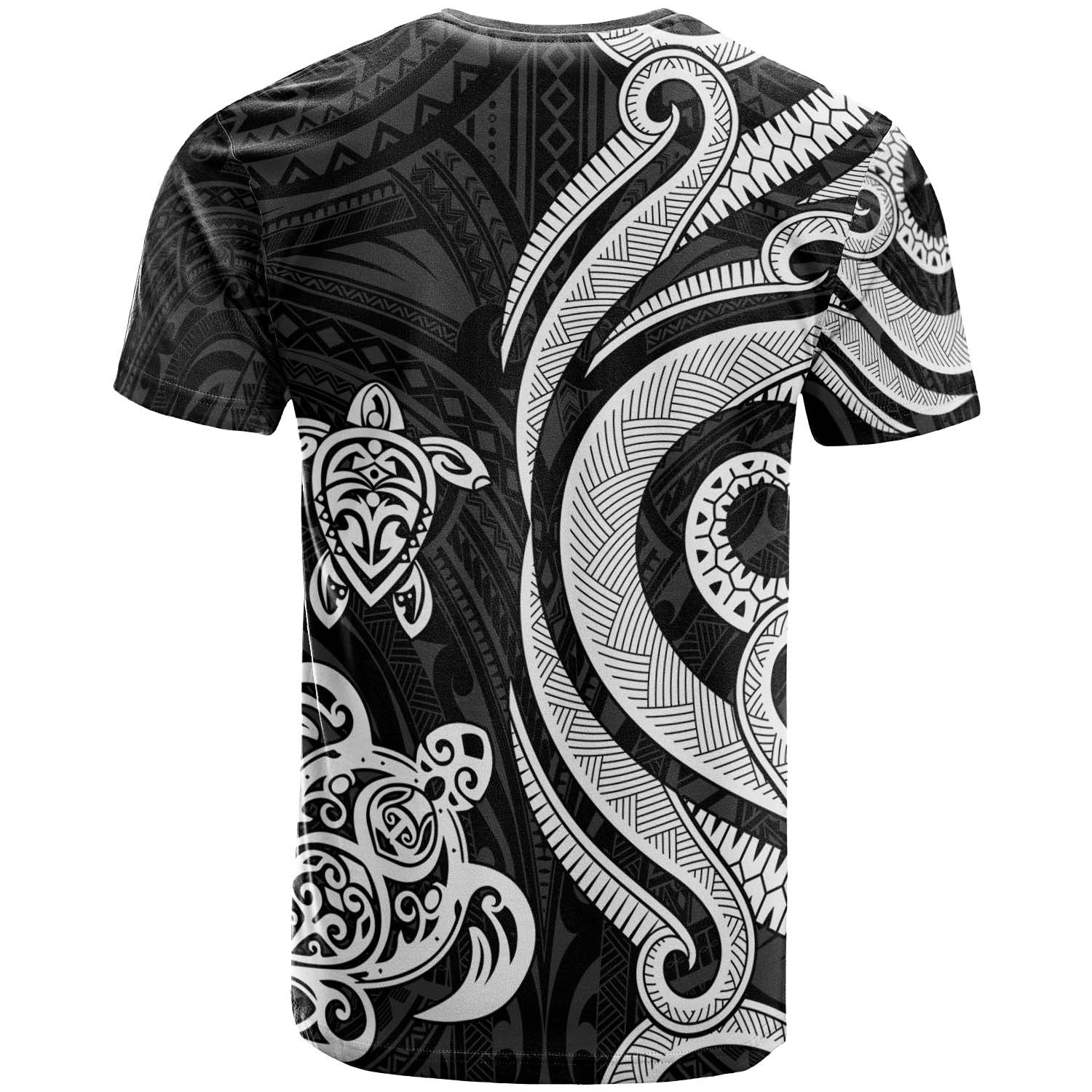 Vanuatu T shirt - White Tentacle Turtle - Vibe Hoodie Shop