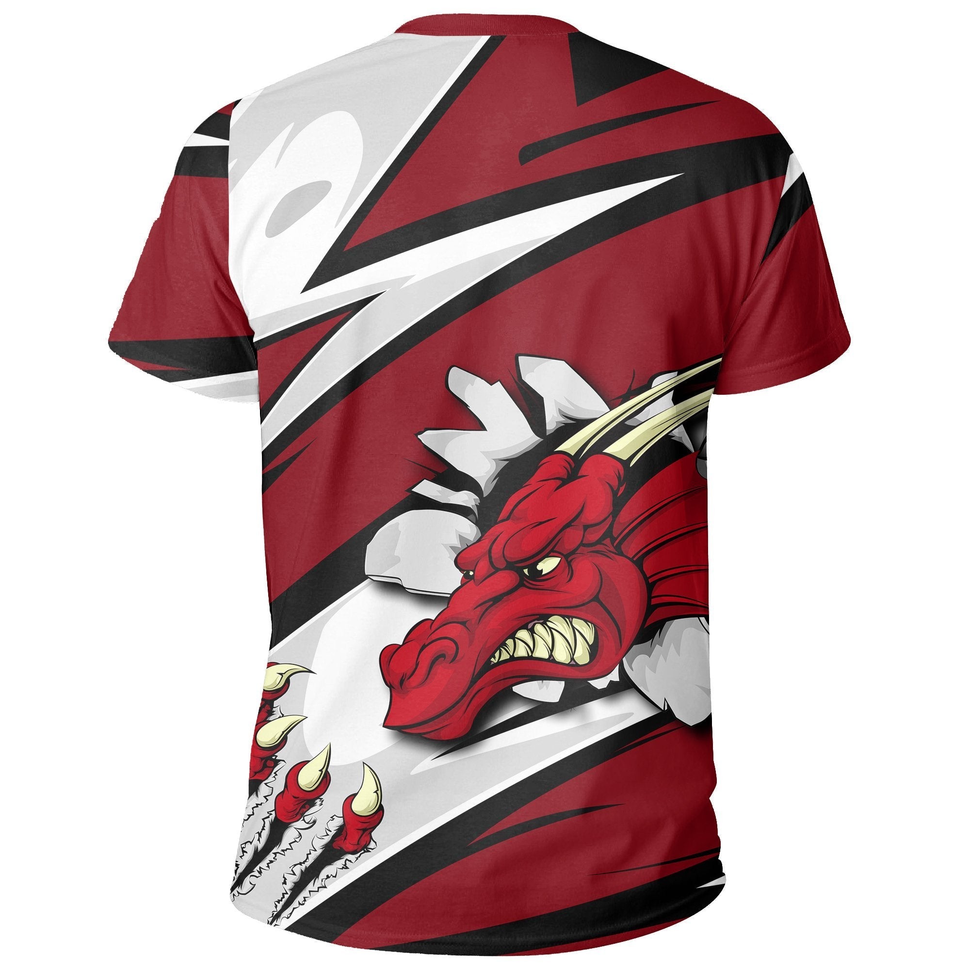 Wales Bloody Dragon of Welsh T shirt - Lode Style - Vibe Hoodie Shop