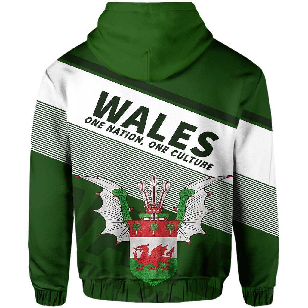 Wales Hoodie Flag Motto - Limited Style - Vibe Hoodie Shop