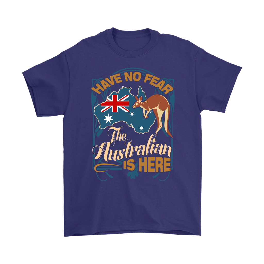 Gildan T shirt - Aus Flag T shirt Kangaroo Unisex - Vibe Hoodie Shop