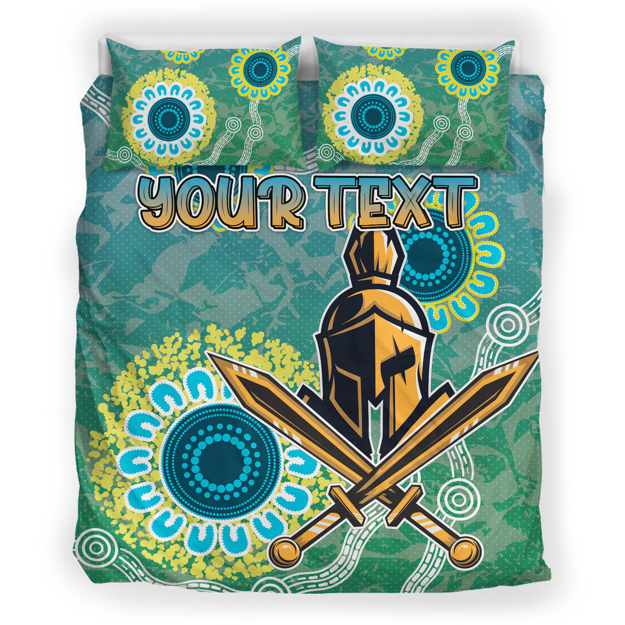 Titans Rugby Bedding Set - Custom Super Titans Bedding Set RLT13 - Vibe Hoodie Shop