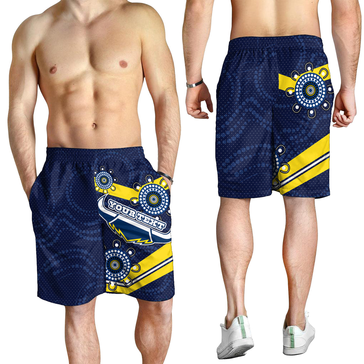 Cowboys Rugby Men Shorts - Custom Aussie Cowboys Men Shorts RLT13 - Vibe Hoodie Shop