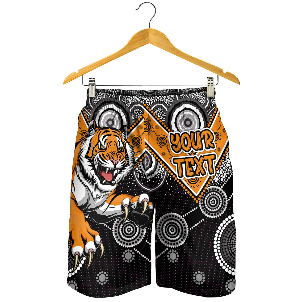 Tigers Rugby Men Shorts - Custom Super Tigers Men Shorts RLT13 - Vibe Hoodie Shop