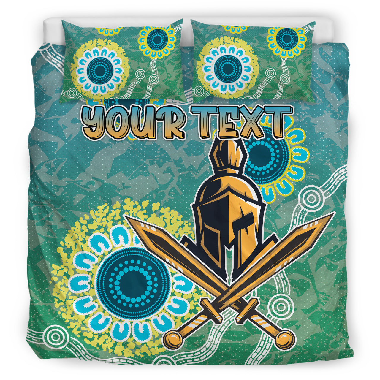 Titans Rugby Bedding Set - Custom Super Titans Bedding Set RLT13 - Vibe Hoodie Shop