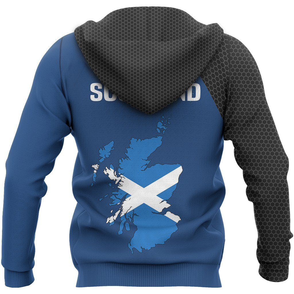 Scotland Map Special Zipper Hoodie - Vibe Hoodie Shop