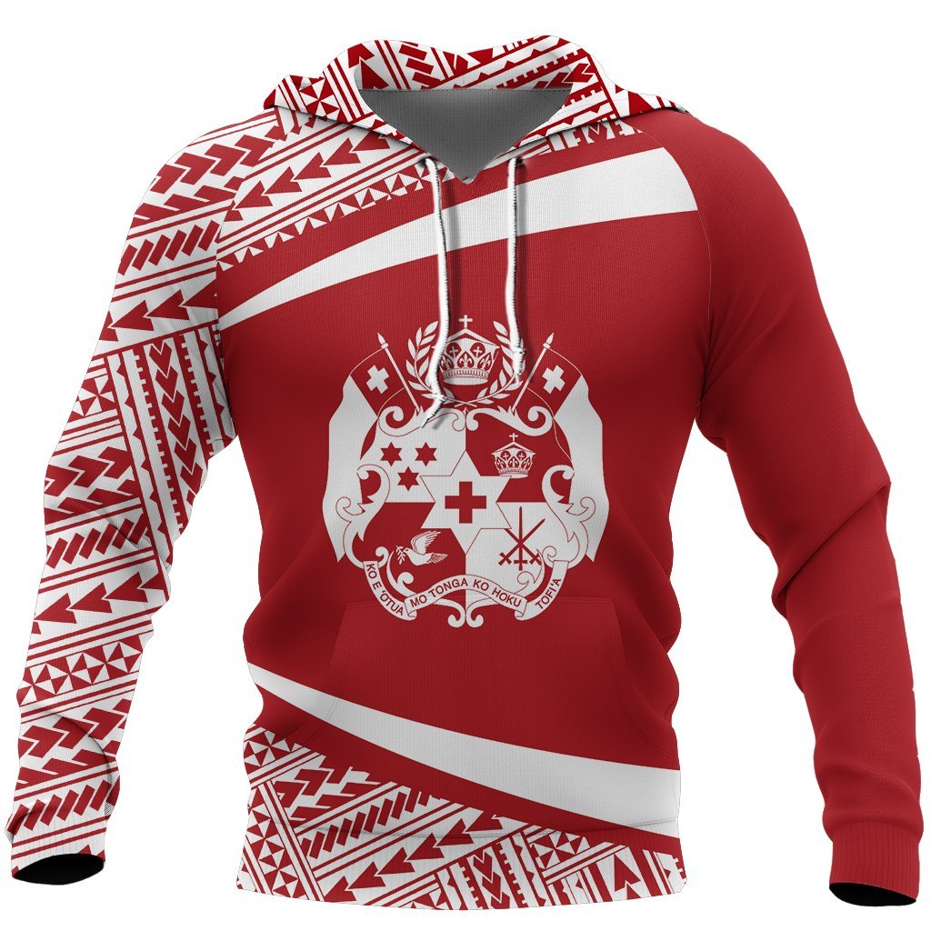 Hoodie Tonga Polynesia - Circle Red Ver 2.0 - Vibe Hoodie Shop