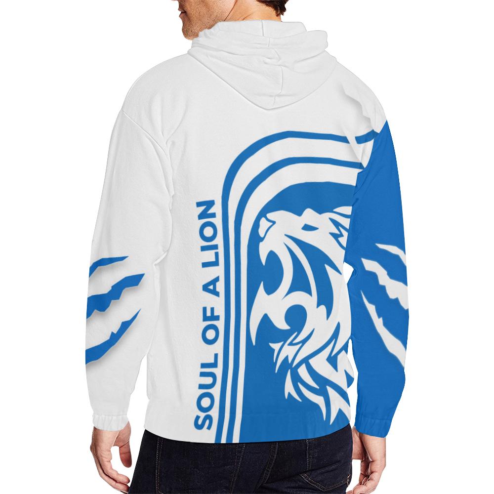 Scotland Soul Of A Lion Zip Hoodie - Vibe Hoodie Shop