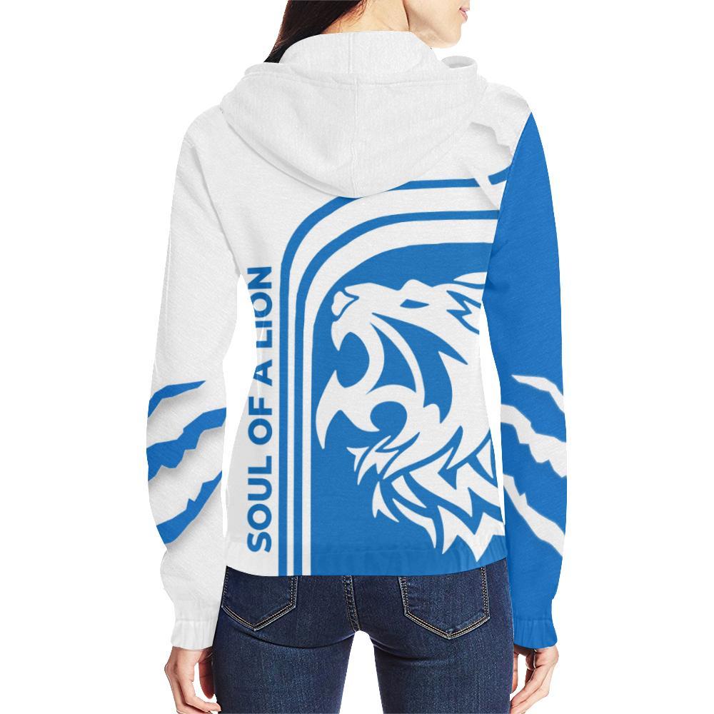 Scotland Soul Of A Lion Zip Hoodie - Vibe Hoodie Shop