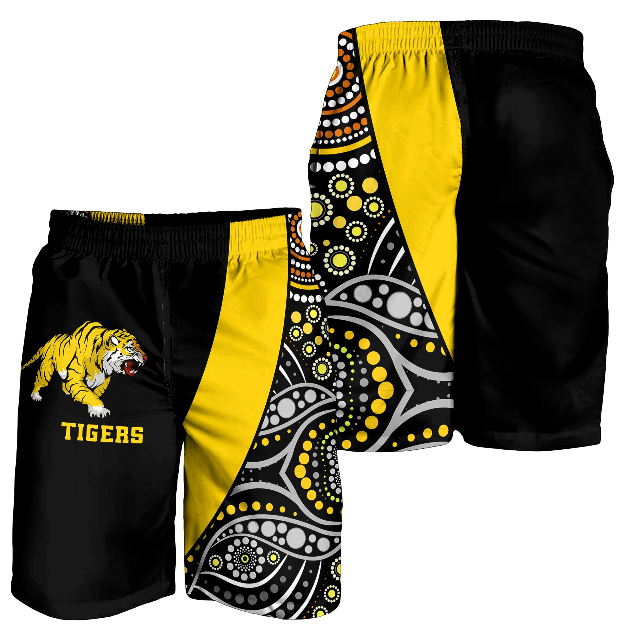 Richmond Indigenous Men Shorts Tigers Football - Vibe Hoodie Shop